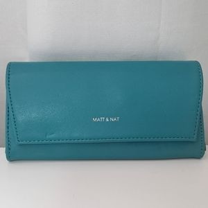 Matt & Nat Teal Wallet